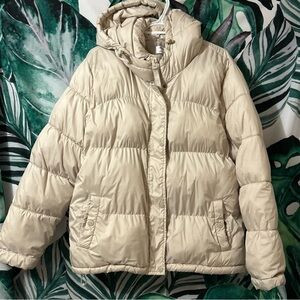 Ardene Women's Beige Puffer Jacket